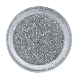 % Glitter pure, silver, 5 ml