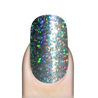 % Nail Art Transfer Foil, silver dots