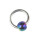 Piercing, silver-rainbow