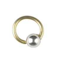 Piercing, gold-silver