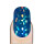 % Nail Art Transfer Foil, sky blue - broken glass