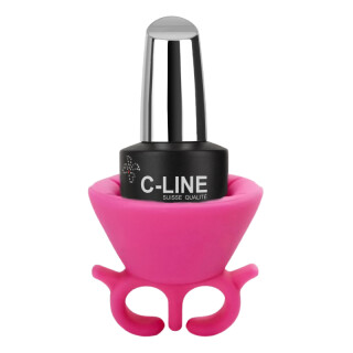 Nail Polish Holder - Bague porte-vernis, pink