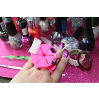 Nail Polish Holder - Bague porte-vernis, pink