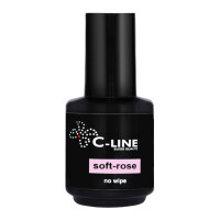 C-LINE Top Coat, soft-rose, no-wipe, 15 ml