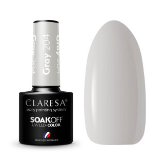 Mini Gelpolish UV / LED Claresa, Gray Nr. 204