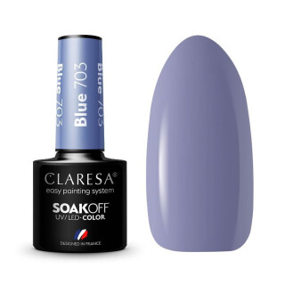 *Mini Gelpolish UV / LED Claresa, Blue  Nr. 703