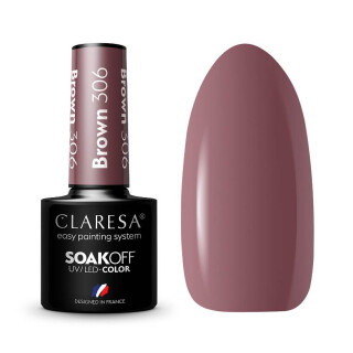 Mini Gelpolish UV / LED Claresa, Brown Nr. 306