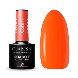 *Mini Gelpolish UV / LED Claresa, Coral Nr. 1