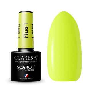 Mini Gelpolish UV / LED Claresa, Fluo, Nr. 1