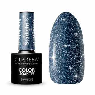 Mini Gelpolish UV / LED Claresa, Starlight  Nr.8